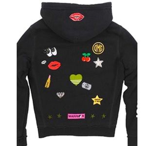 SUPER SOFT Sherpa Lined Butter Zip Up With Kiss On Hood